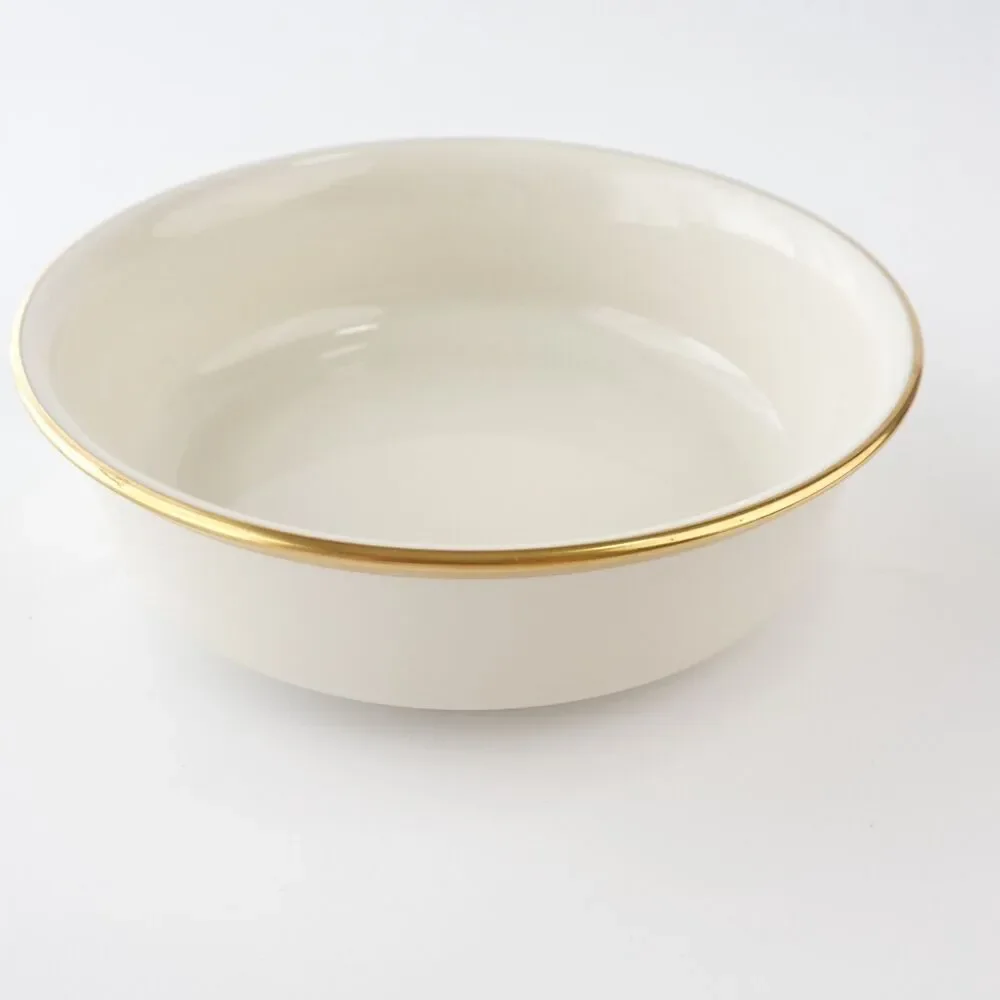 Eternal by Lenox USA Fruit Dessert Sauce Bowl GOLD TRIM - Picture 11 of 11